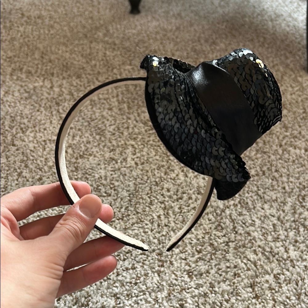 Sequin Black Headband